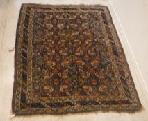 A Persian rug,