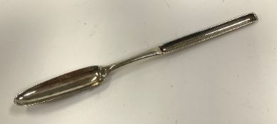 A George III silver double-ended marrow scoop (by Charles Hougham, London 1792), 1.