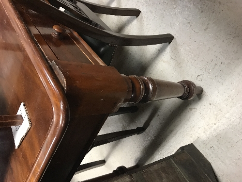 A Victorian mahogany writing table, - Image 13 of 13