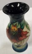 A modern Moorcroft baluster shaped vase dated '98 to base 19 cm