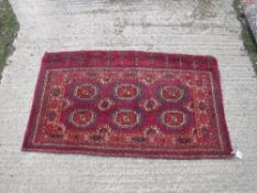 A Bokhara Juval rug,