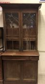 A 19th Century mahogany bookcase cabinet,