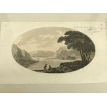 AFTER THE REVEREND WILLIAM GILPIN a collection of nine framed and glazed aquatint engravings