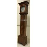 A 19th Century walnut cased long case clock,