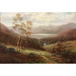 WILLIAM MELLOR (1851-1931) "Ullswater from the hills, Westmorland",