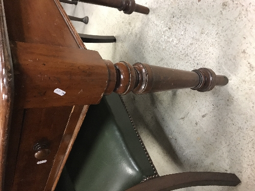 A Victorian mahogany writing table, - Image 6 of 13