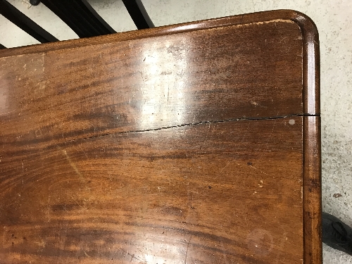 A Victorian mahogany writing table, - Image 5 of 13