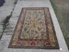 WITHDRAWN An Isphan Tree of Life prayer rug,