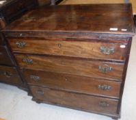 A George III mahogany bachelor's chest,