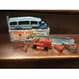 A collection of vintage Dinky Toys including a Dinky Toys 982 Pulmore Car Transporter - boxed