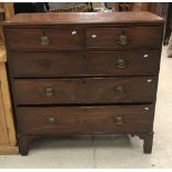A 19th Century mahogany chest,