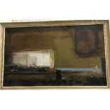 COLIN DAVIES "Abstract Study", oil on board, signed and dated 1963 verso, approx 51.