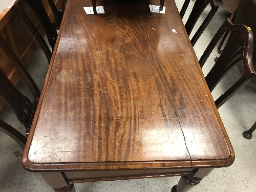 A Victorian mahogany writing table, - Image 4 of 13