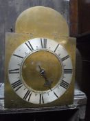 A late 18th Century oak cased long case clock of small proportions,