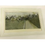 AFTER CECIL ALDIN "The Grand National, Valentine's" colour print, signed in pencil,