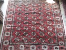 A Bokhara carpet with all over elephant