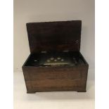 A 19th Century Swiss musical box, the ca
