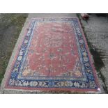 A circa 1950 Chinese carpet, the central