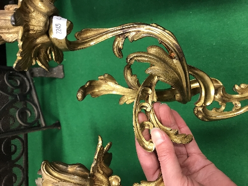 A pair of 19th Century gilt bronze wall - Image 6 of 25