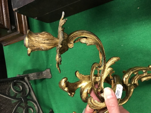 A pair of 19th Century gilt bronze wall - Image 16 of 25