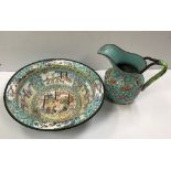 A Chinese Canton enamel on copper bowl,