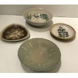 Three Marianne De Trey dishes/bowls, eac