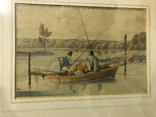 AFTER HENRY ALKEN "Three men in a boat f