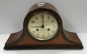 An early 20th Century mahogany cased dome top mantel clock,