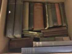 Six boxes of books, mainly biographical,