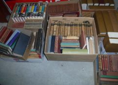 Three boxes of bound volumes of Country Life circa 1949-1957 and various other books including