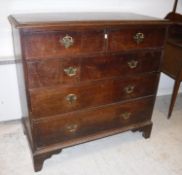 A 19th Century oak chest,