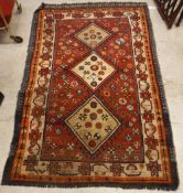 A Shiraz rug,