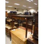 A late George III mahogany card table in the provincial Chippendale manner,