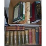 Two boxes of various books to include historical, myth and legend,