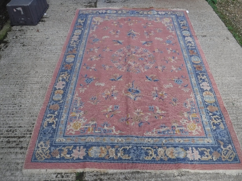 A circa 1950 Chinese carpet, - Image 3 of 3