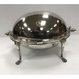 A quantity of plated ware to include oval breakfast tureen, pair of fish servers, lidded mustard,
