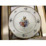 A 19th Century Chinese armorial ware plate,