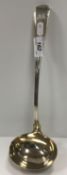 A Regency silver Fiddle and Thread pattern soup ladle (by Thomas Wilkes Barker, London 1806), 7.