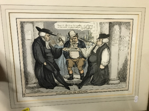 AFTER HENRY ALKEN "Three men in a boat fishing" coloured aquatint together with the pair "Three - Image 3 of 4