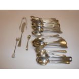 A collection of 22 various 19th and 20th Century silver tea and coffee spoons, various dates,