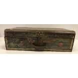 A vintage style painted metal suitcase 4