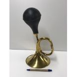 A modern brass taxi style horn