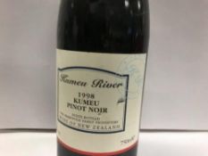 Six bottles Kumeu River "Kumeu Pinot Noir" 1998