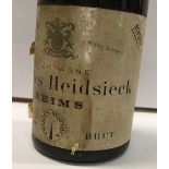 One three quarter bottle Charles Heidsieck Champagne 1920,