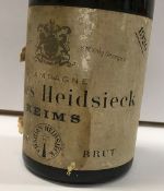 One three quarter bottle Charles Heidsieck Champagne 1920,