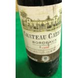 Six bottles various red wines including Villa Terciona Chianti 1990, Touraine 1993,