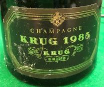 One bottle Krug Champagne 1985