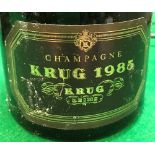 One bottle Krug Champagne 1985