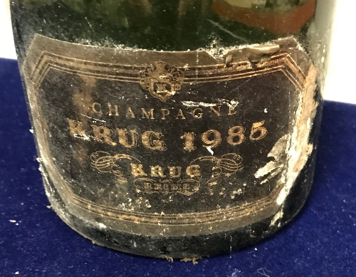 One bottle Krug Champagne 1985