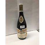 One bottle Chambertin Grand Cru Domaine Rousseau P & F 1996 CONDITION REPORTS Label